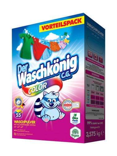 DER WASCHKONIG C.G.стиральный порошок 3,575 кг COLOR