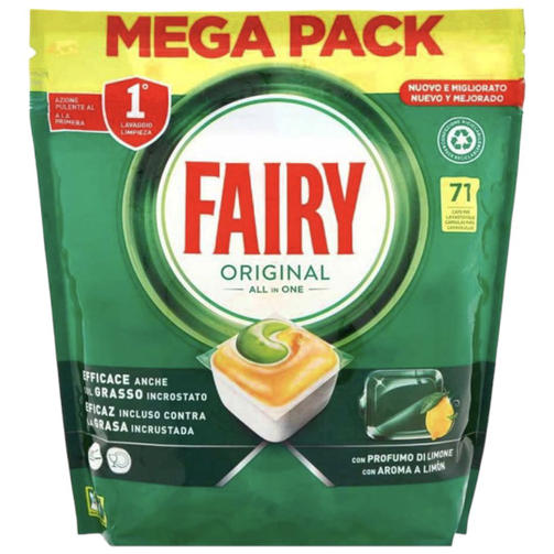FAIRY 71шт ALL IN ONE LEMON/таблетки для посудомоечных машин