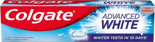 COLGATE 100ML ADVANCED WHITE Белый уголь/зубная паста