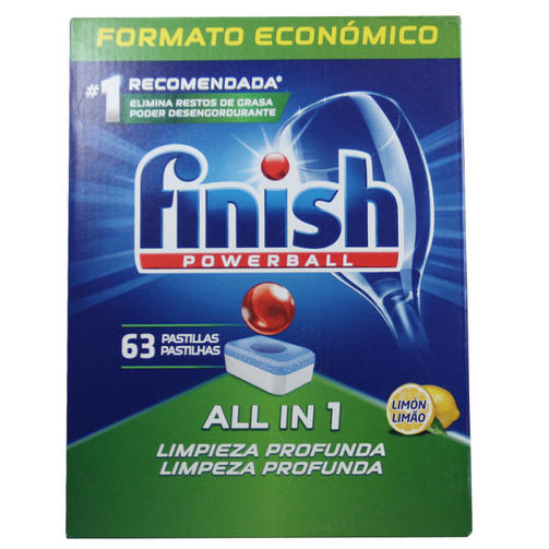 FINISH Tabs 63 All in max LEMON/для посудомоечных машин