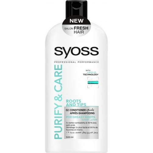 SYOSS бальзам 500мл PURE CARE/для нормальных волос