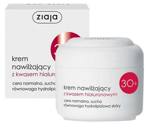 ZIAJA крем для лица против морщин увлажняющий с гиалуроновой кислотой 50ML 30+