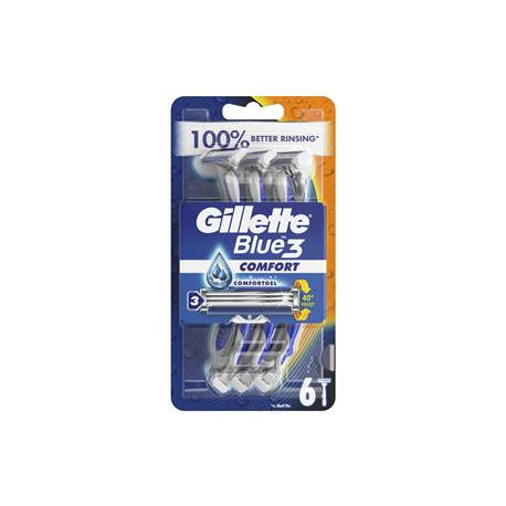 GILLETTE BLUE3 COMFORT 6шт/одноразовые станки