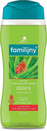 FAMILIJNY шампунь 500 ML АЛОЕ с витамином /для жирных волос