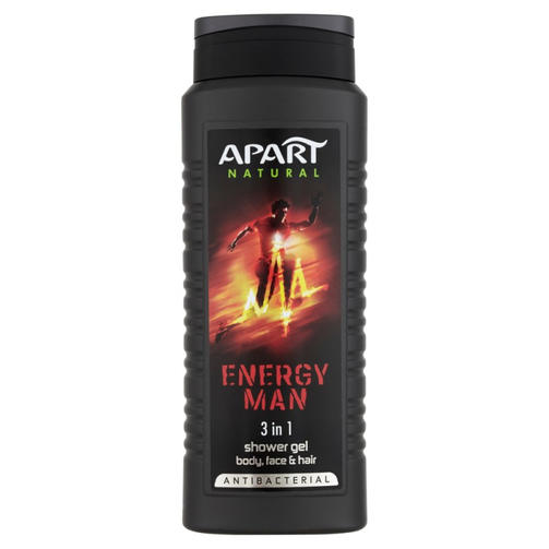APART гель для душа 500ML MEN ENERGY 3w1/бодрящий