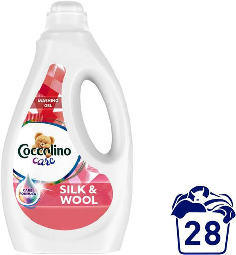 COCCOLINO гель для стирки 1,12 L SILK&WOOL (28 стирок)