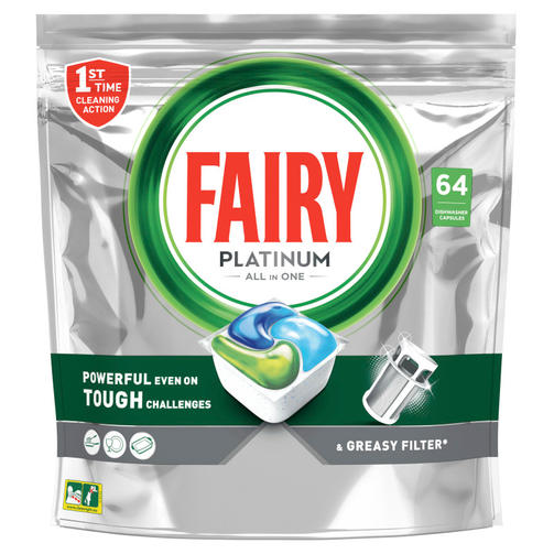 FAIRY 64шт PLATINUM REGULAR /таблетки для посудомоечных машин