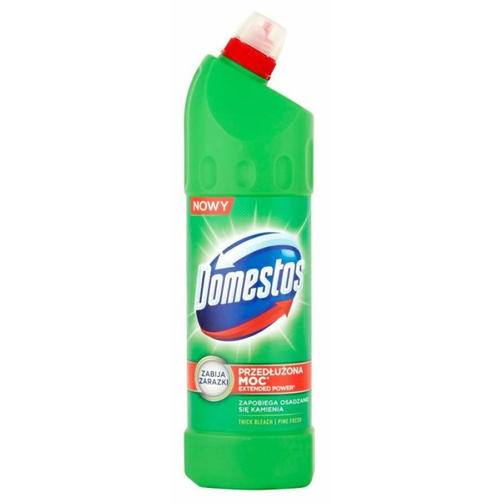 DOMESTOS 1.25L средство для чистки унитаза ХВОЙНАЯ СВЕЖЕСТЬ