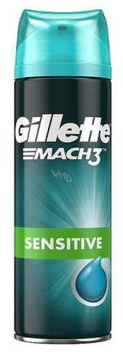 GILLETTE 200 ML гель для бритья MACH3 SENSITIVE
