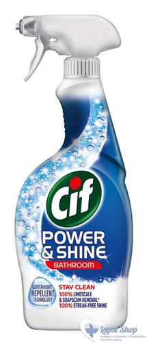 CIF 700 ML POWER&SHINE BATHROOM /спрей для уборки ванной комнаты