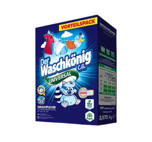 DER WASCHKONIG C.G.стиральный порошок 3,575 кг UNIVERSAL