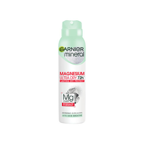 GARNIER WOMAN DEO SPRAY 150 ML ULTRA DRY MAGNESIUM 72H/дезодорант-спрей Суперсухость