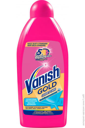 VANISH GOLD 500мл жидкость для чистки ковров моющим пылесосом (свежесть БРИЗА)
