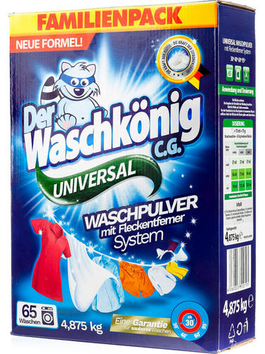 DER WASCHKONIG C.G.стиральный порошок 4,875 кг UNIVERSAL /65 стирок
