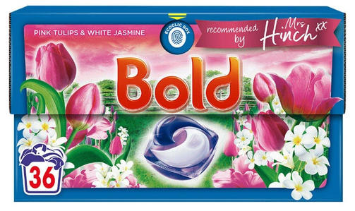 BOLD 36 PINK TULIPS & WHITE JASMINE/капсулы для стирки