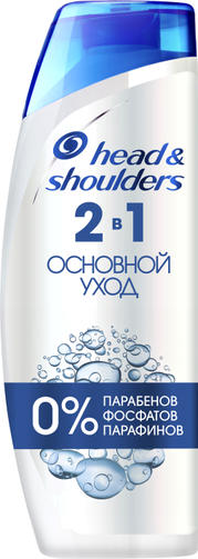HEAD&SHOULDERS шампунь 400ML ОСНОВНОЙ УХОД 2 в 1