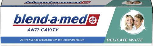 BLEND A MED зубная паста 100ml ANTI CAVITY DELICATE WHITE/отбеливающая против кариеса