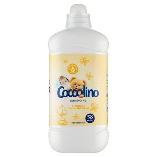 COCCOLINO кондиционер для белья 1,45L SENSITIVE ALMOND & CASHMERE BALM (58 стирок)