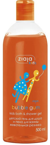 ZIAJA гель для душа детский 500ML BUBBLE GUM