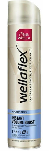 WELLAFLEX лак для волос 250ML INSTANT VOLUME BOOST 4