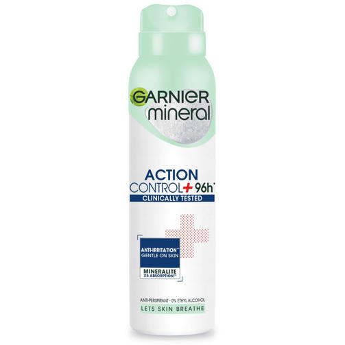 GARNIER WOMAN DEO SPRAY 150ML ACTION CONTROL 96H CLINICALLY TESTED/дезодорант-спрей Защита на 96ч