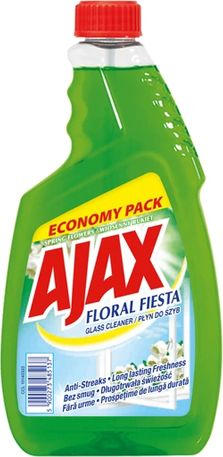 AJAX 750 ML средство для мытья стекол ЦВЕТОЧНЫЙ АРОМАТ/запаска