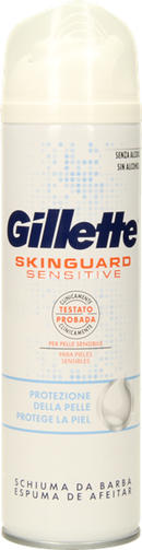GILLETTE 250 ML пена для бритья SKINGUARD SENSITIVE
