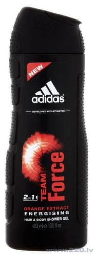 ADIDAS 400ML MEN TEAM FORCE 2W1 гель д/душа