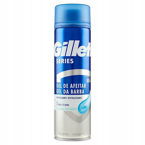 GILLETTE 200 ML гель для бритья SERIES RIVITALIZZANTE