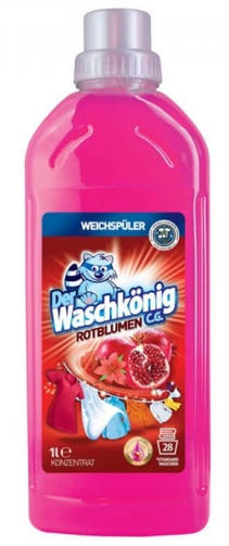 DER WASCHKONIG C.G.кондиционер 1 л ROTBLUMEN (Красные цветы)/28 стирок