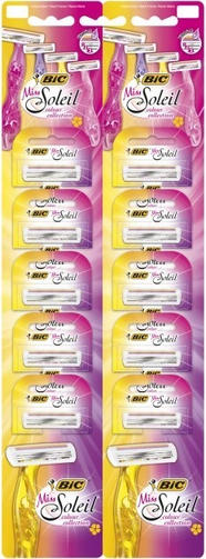 BIC MISS 3 SOLEIL COLOR одноразовые станки 10 шт