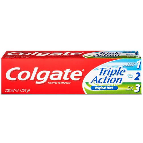 COLGATE 100ML TRIPLE ACTION/тройное действие/зубная паста
