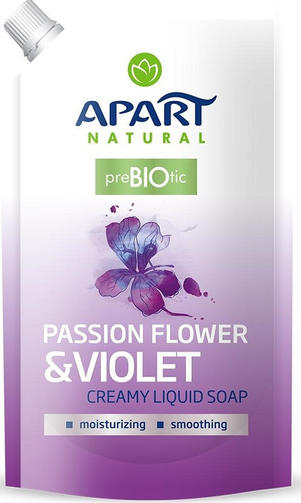 APART крем-мыло 400ML ЦВЕТОК СТРАСТИ ФИАЛКА/запаска