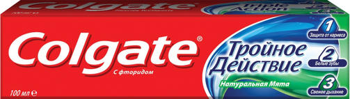 COLGATE 100 мл ТРОЙНОЕ ДЕЙСТВИЕ МЯТА
