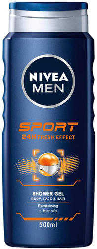 NIVEA гель для душа 500ML MEN SPORT/Спорт
