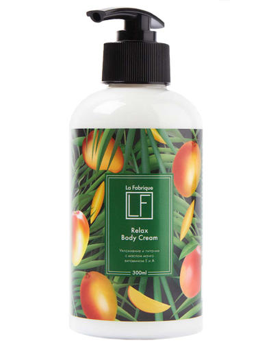 La Fabrique 300 мл Крем для тела увлажняющий Relax Body Cream / Манго