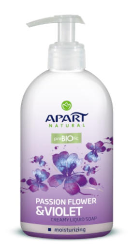 APART крем-мыло 500ML ЦВЕТОК СТРАСТИ ФИАЛКА