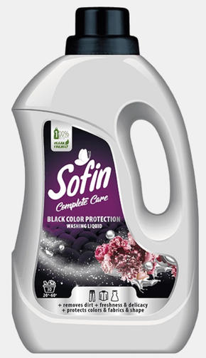 SOFIN концентрированны гель для стирки 1500 ML BLACK