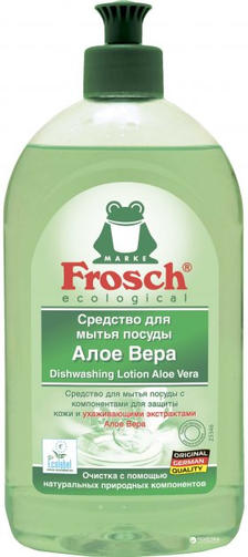 FROSCH 500ML бальзам для мытья посуды конц. АЛОЭ ВЕРА
