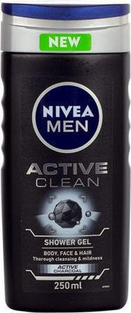 NIVEA гель для душа 250ML MEN ACTIVE CLEAN
