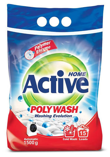 ACTIVE стиральный порошок 1,5 кг POLY WASH(технология холодной воды)/автомат