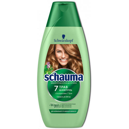 SCHAUMA WOMAN Шампунь 400 мл 7 ТРАВ