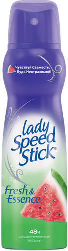 LADY SPEED STICK 150 мл FRESH&ESSENCE АРБУЗ/дезодорант-спрей