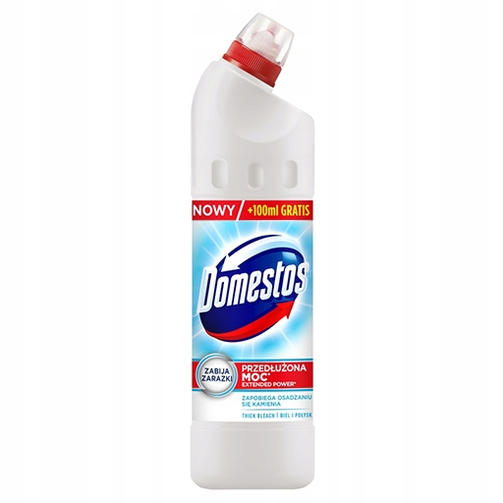 DOMESTOS 750ML средство для чистки унитаза ULTRA WHITE