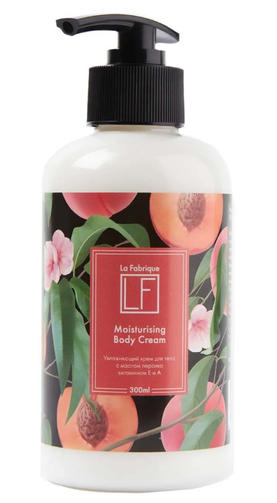 La Fabrique 300 мл Крем для тела увлажняющий Moisturising Body Cream / Персик