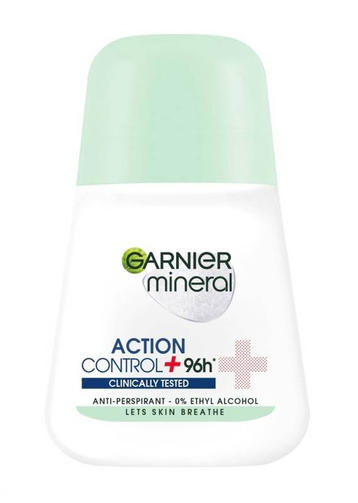 GARNIER WOMAN ROLL-ON 50 ML ACTION CONTROL 96H CLINICALLY TESTED/роликовый дезодорант Контроль 96ч