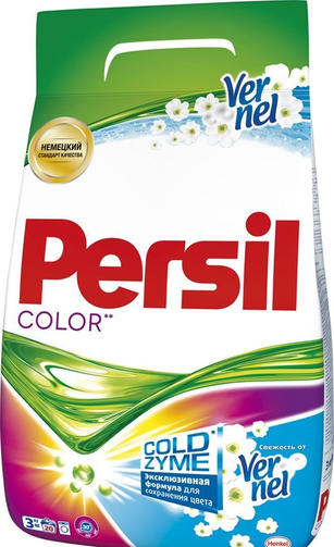 PERSIL стиральный порошок 6 кг COLOR свежесть VERNEL