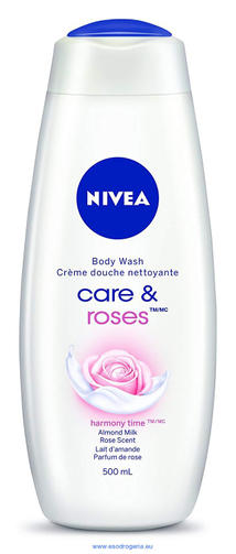 NIVEA гель для душа 500ML CARE&ROSES/Роза