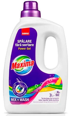 SANO 3L гель для стирки-концентрат MIX&WASH универсальный