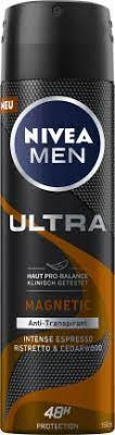 NIVEA дезодорант спрей 150 ML MEN ULTRA MAGNETIC ESPRESSO